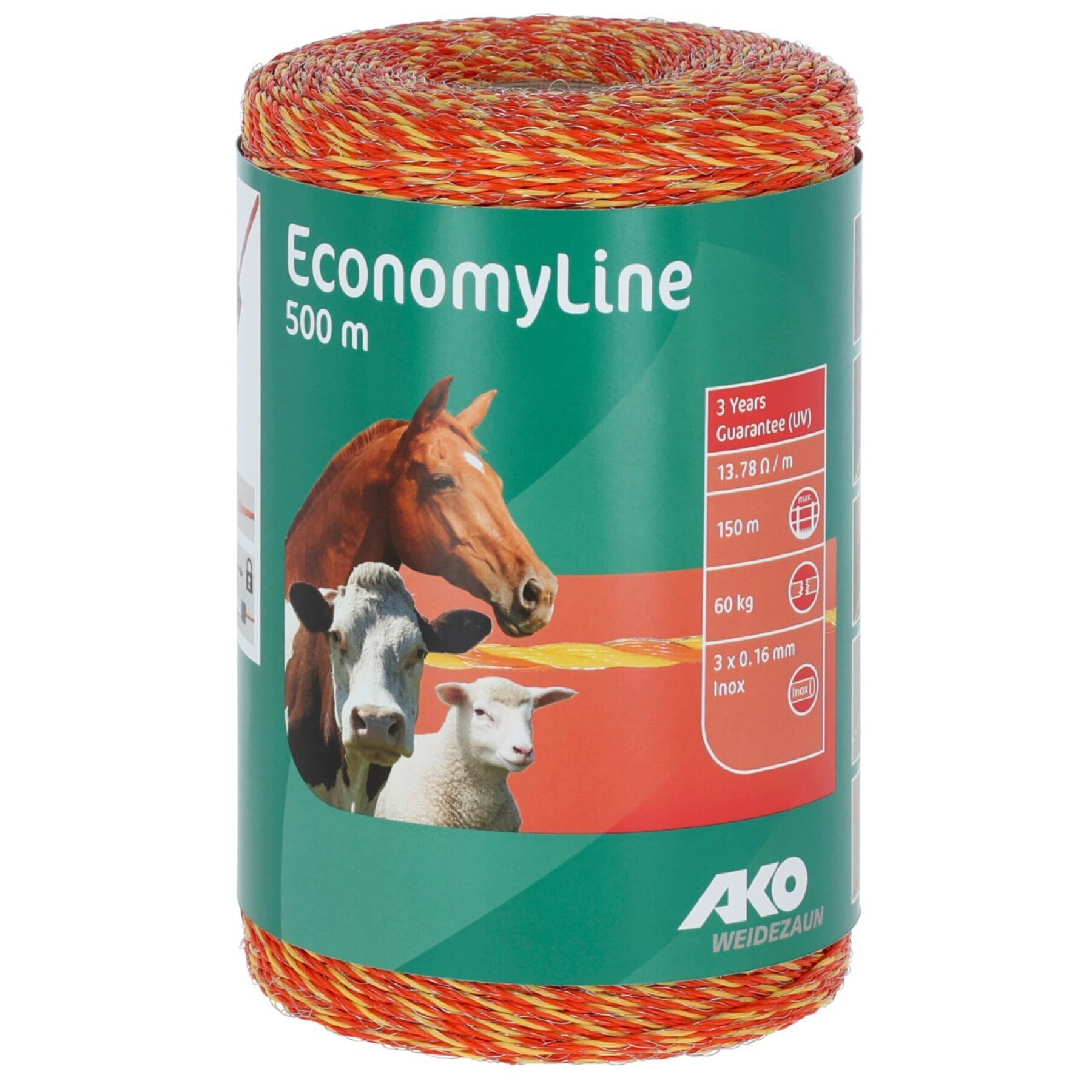Kordel für Elektrozaun Ako Economy Line