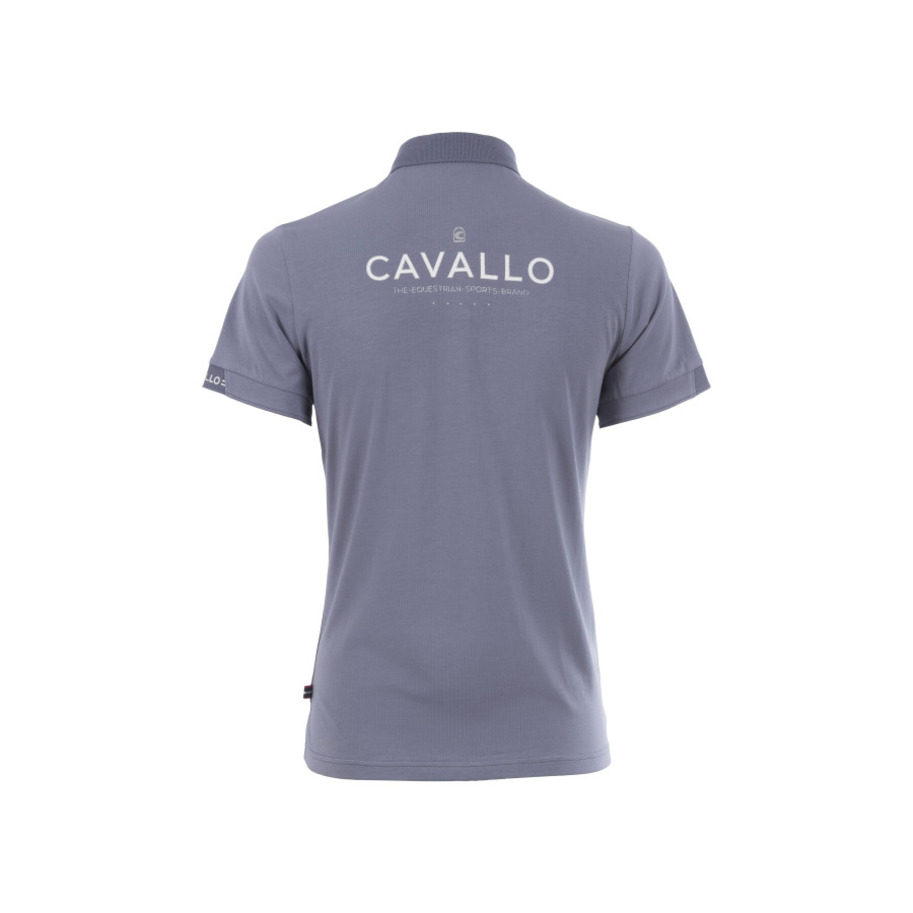 Reit-Poloshirt Baumwolle Frau Cavallo