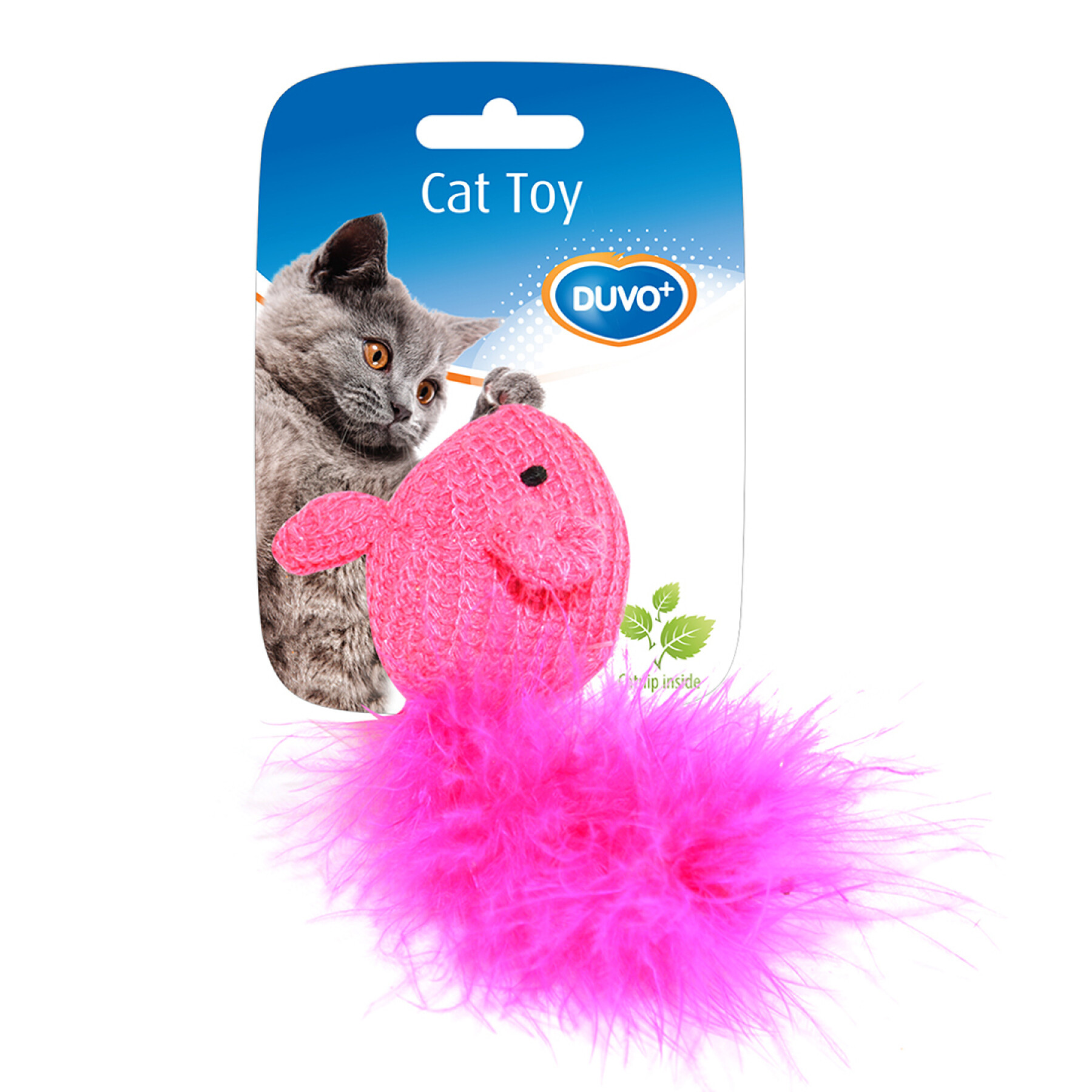 Plüschspielzeug für Katze Maus aus Wolle Duvoplus