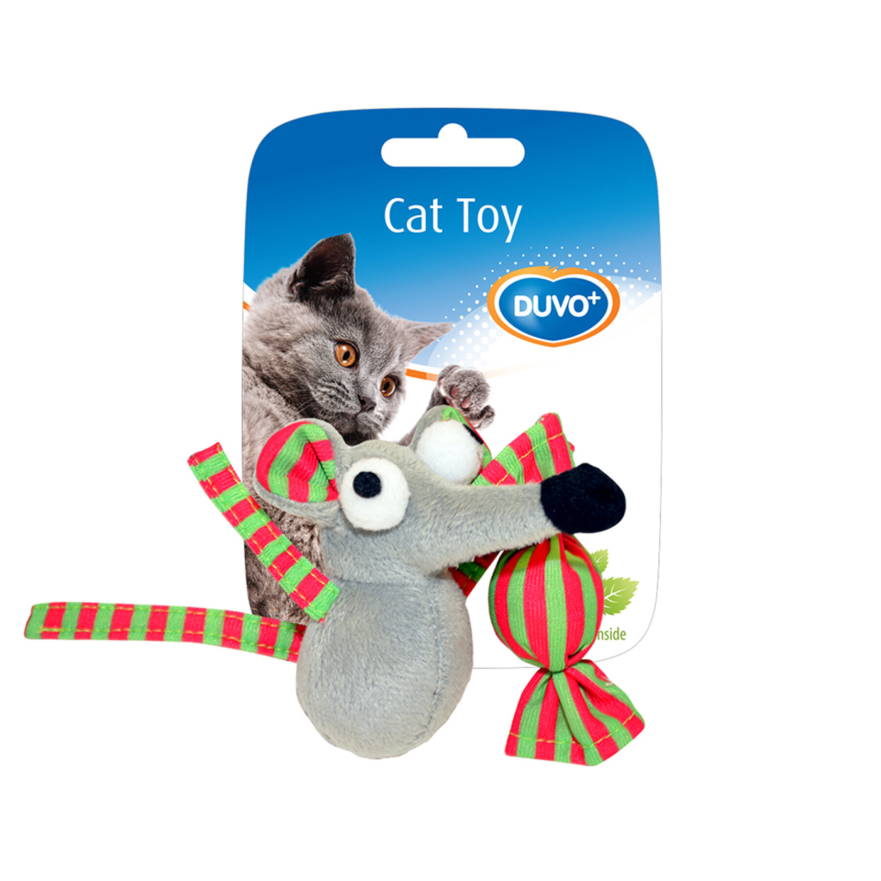 Plüschspielzeug für Katzen Maus und Bonbon Duvoplus