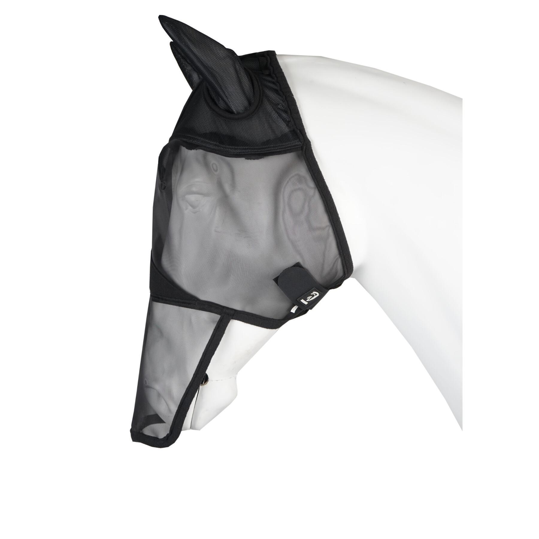 Fliegenmaske mit uv-Schutz für Ohrenschutz und Nüsternschutz Horka