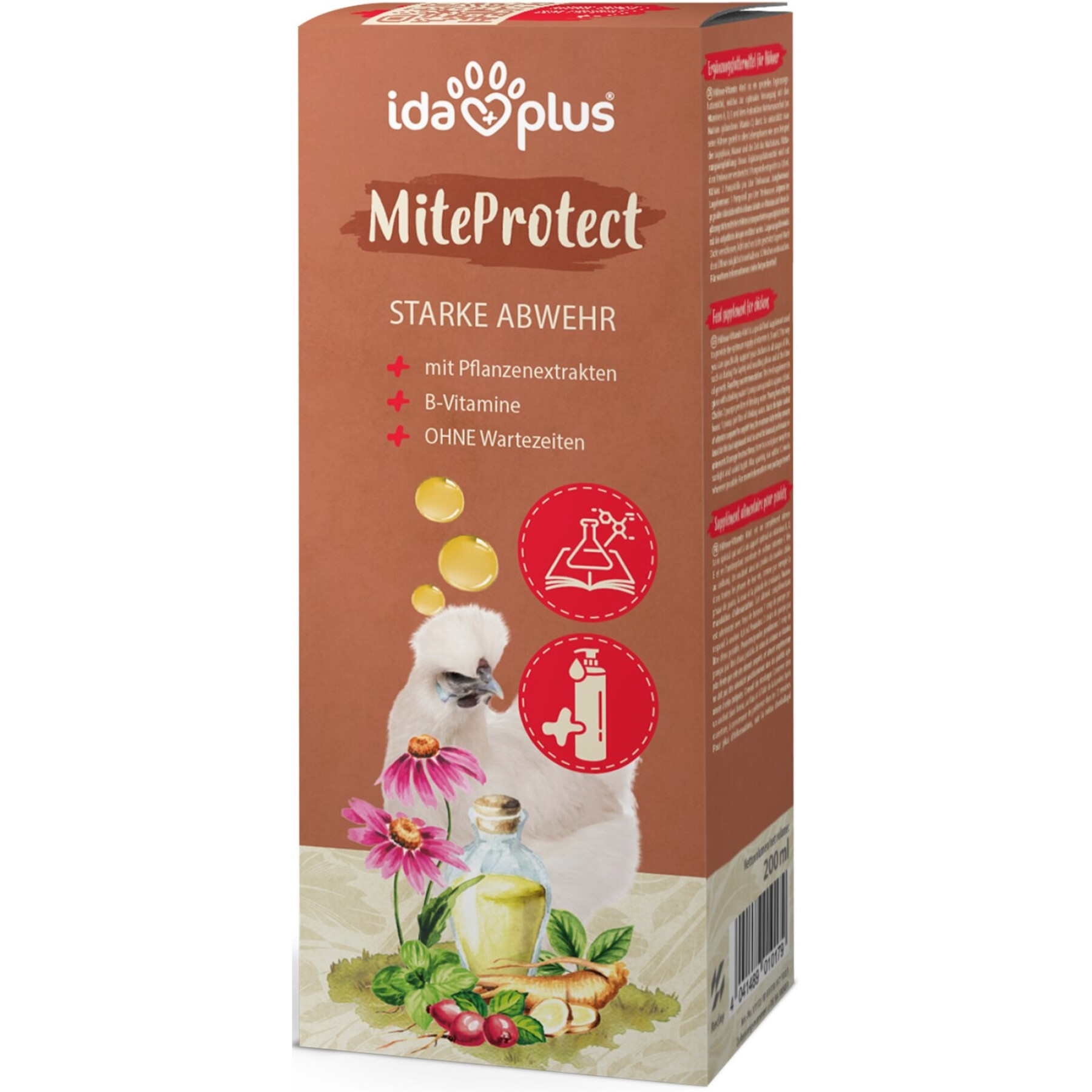 Nahrungsergänzungsmittel für Geflügel Ida Plus MiteProtect
