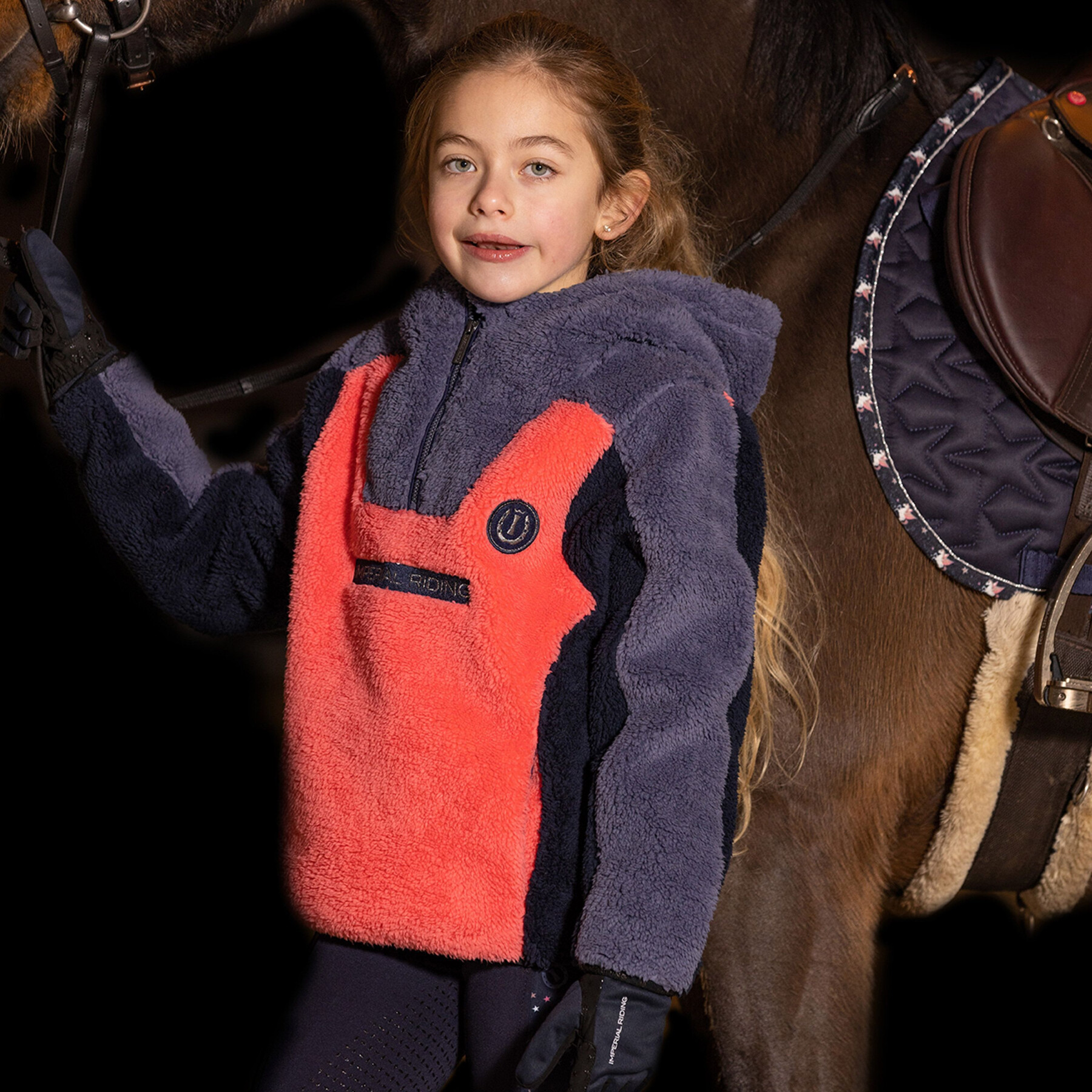 Fleece Kinder Imperial Riding Funky Furry