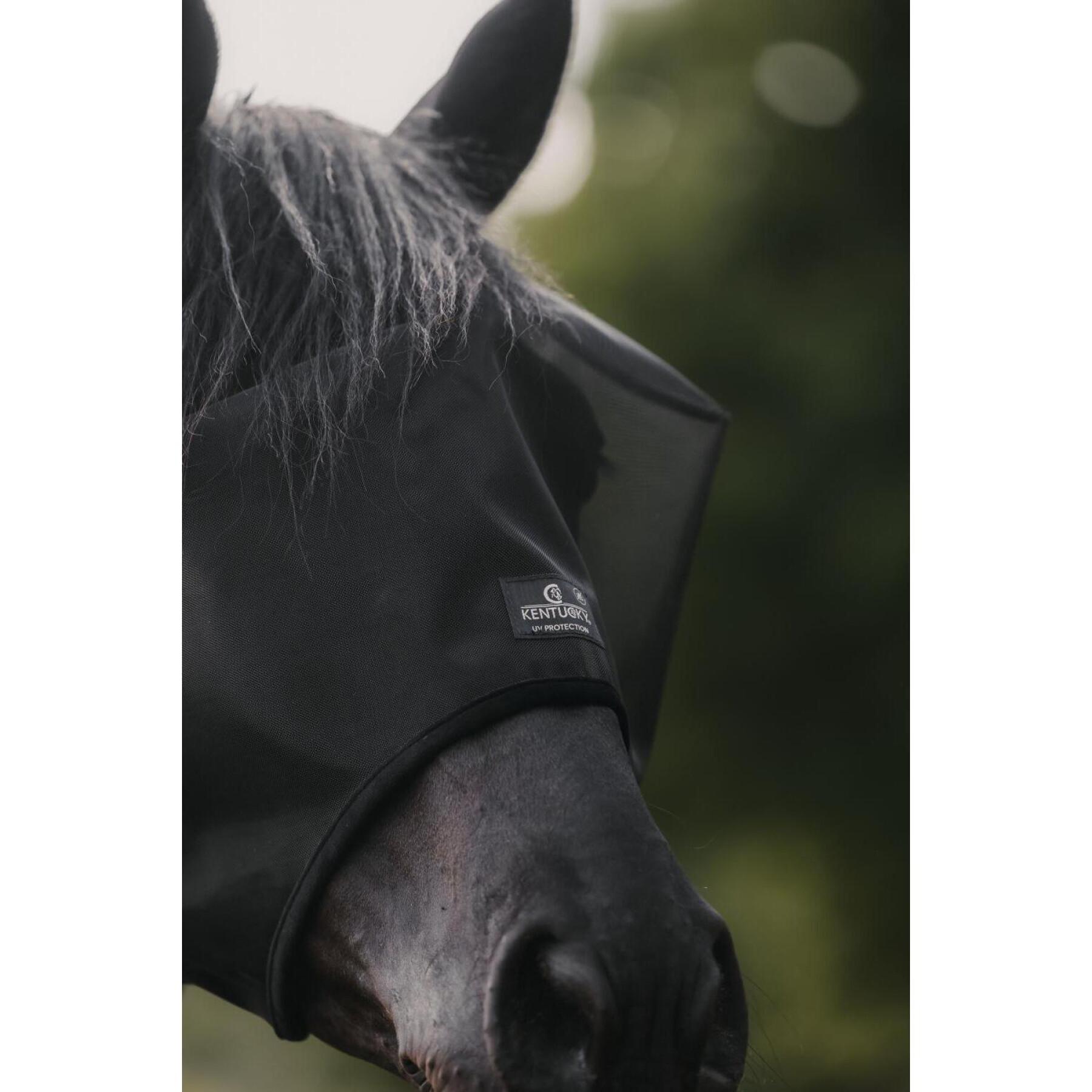 Fliegenmaske für Pferde ohne Ohren Anti-UV-Maske Kentucky Classic
