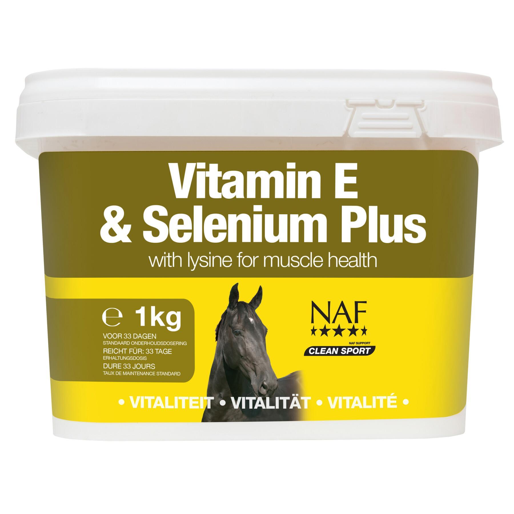 Vitamine und Mineralien für Pferde NAF Vitamine E & Selenium Plus