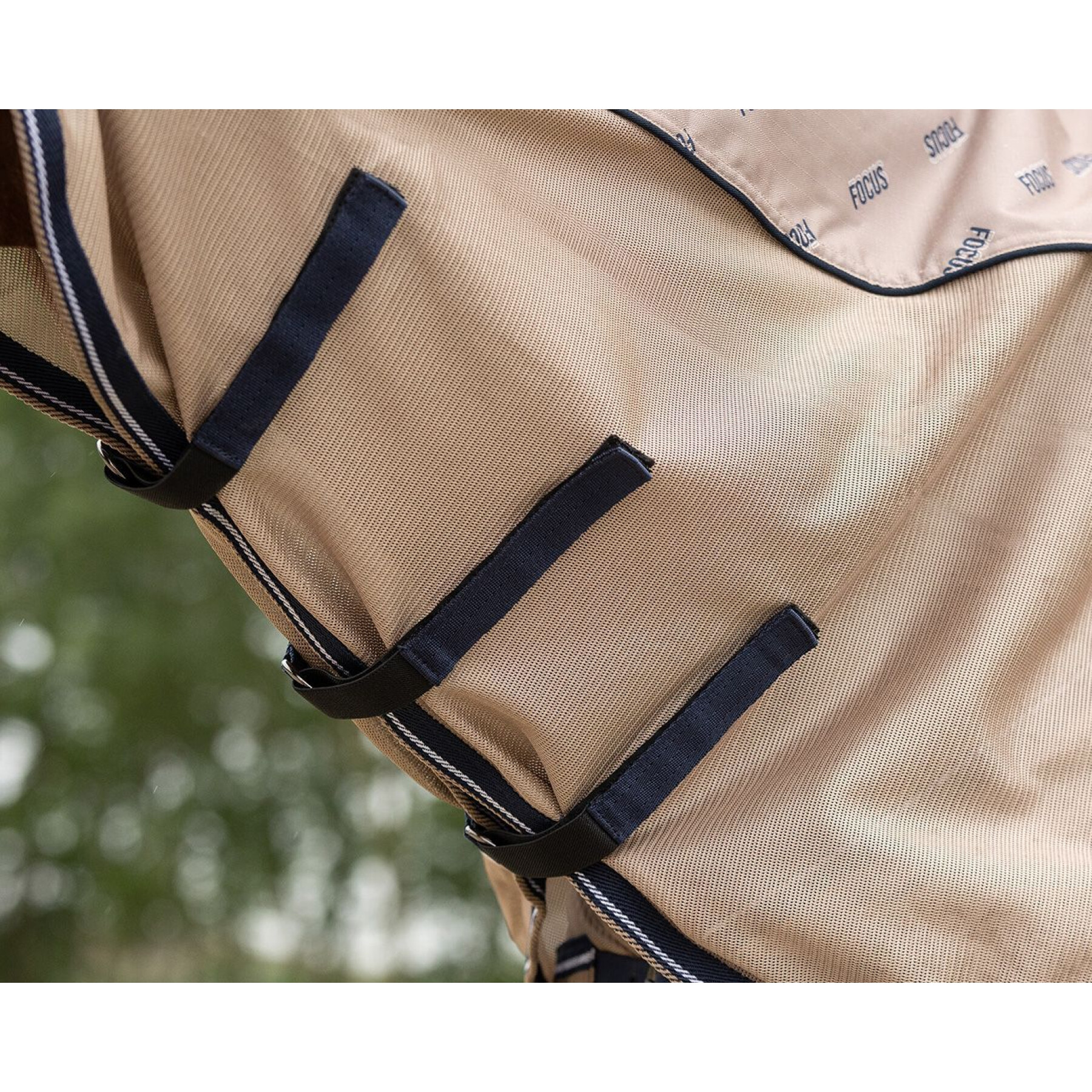 Fliegenhemd für Pferde mit Halsabdeckung QHP Collection Combo