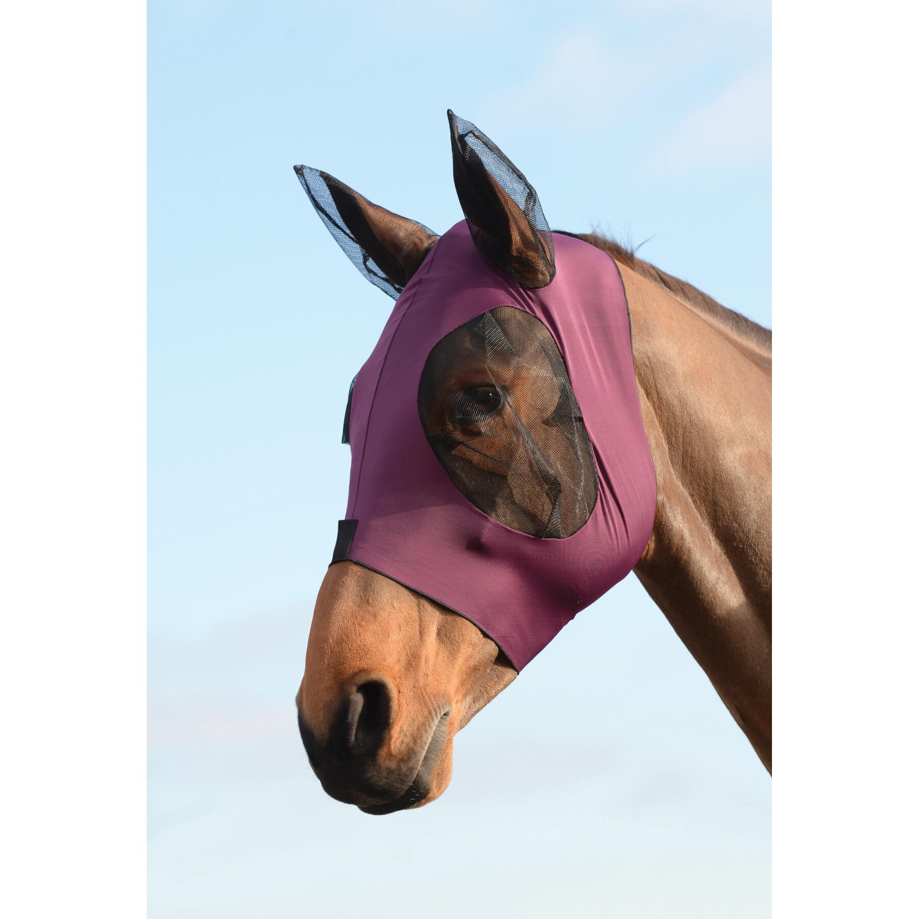 Dehnbare Fliegenmaske für Augen und Ohren für Pferde Weatherbeeta Deluxe Bug