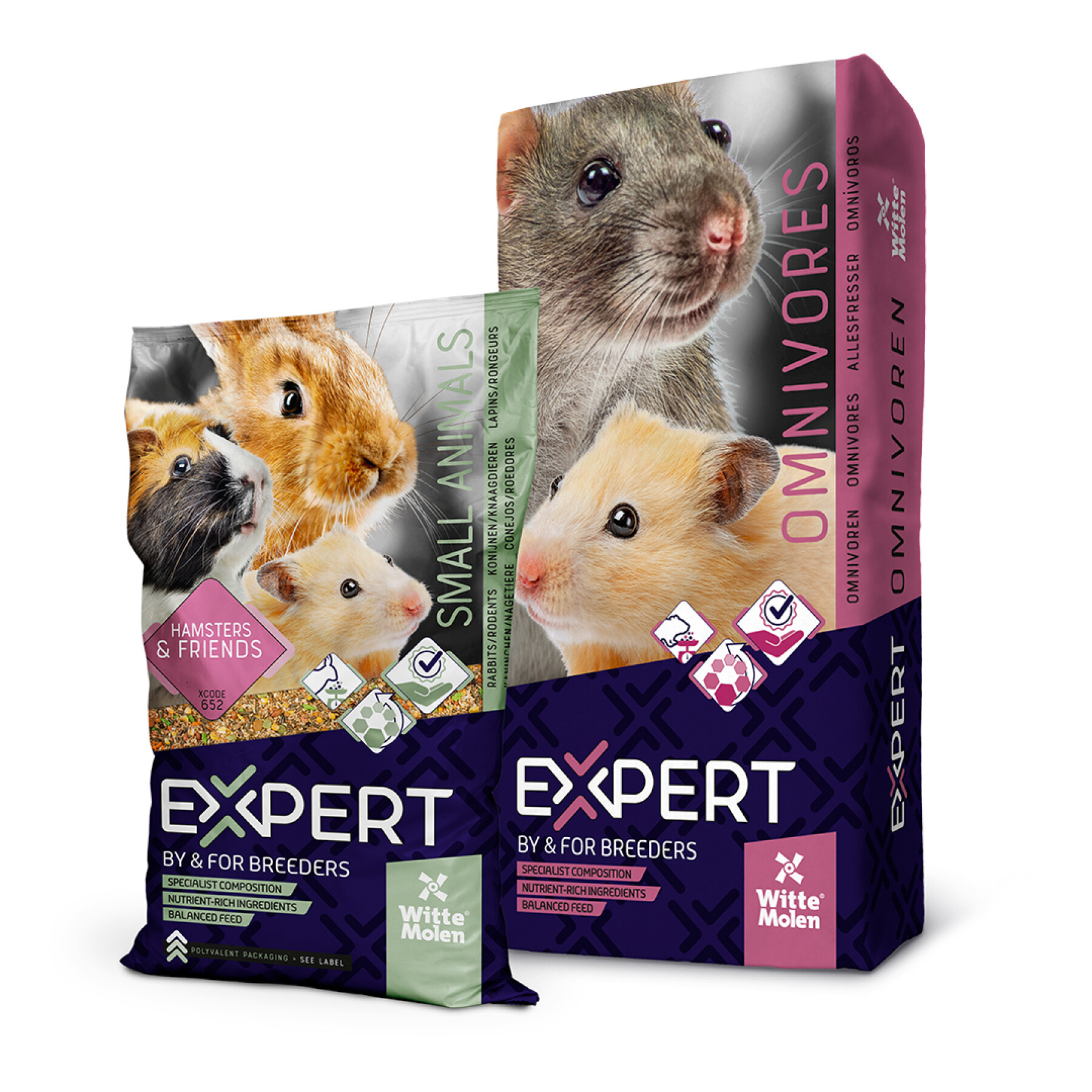 Ergänzungsfuttermittel Verdauung für Nagetiere und Hamster Witte Molen Expert