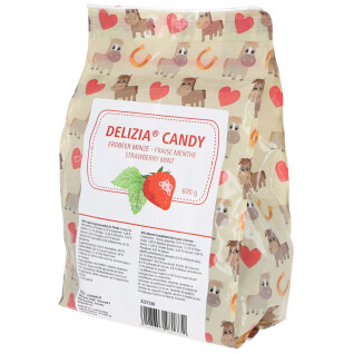 Pferdeleckerli Erdbeere und Minze Delizia Candy