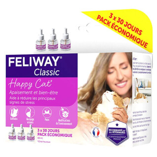 Pflege für Katzen FELIWAY Classic (x3)