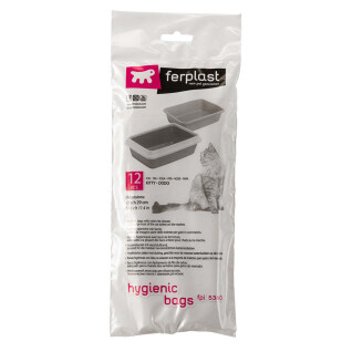 Hygienische Tasche für Katzentoiletten Ferplast FPI 5360 (x12)