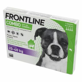 Antiparasit für Hunde Frontline de 20/40 kg Combo Spot On (x6)