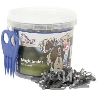 Elastische Bandage für Pferde Harry's Horse Magic braids, pot