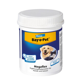 Nahrungsergänzungsmittel Pulver für Hunde Nobby Pet Bay-o-Pet Megaflex