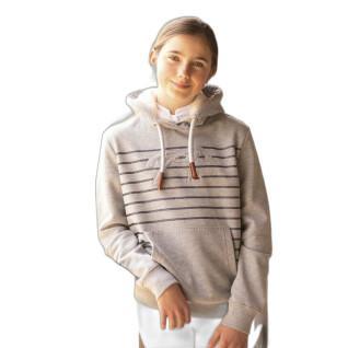 Reitsport-Sweatshirt mit Kapuze, Mädchen Penelope Océane