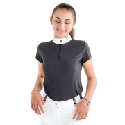 Polo-Shirt für technisches Turnierreiten Frau Acmé Aries