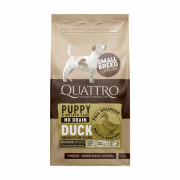 Trockenfutter für Hunde kleiner Rassen Ente BUBU Pets Quatro Super Premium