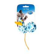 Plüschspielzeug für Katze Maus und Leopardenball Duvoplus