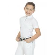 Reit-Poloshirt aus Netzstoff, Mädchen Equithème