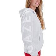 Reit-Sweatshirt mit Kapuze und Reißverschluss, Mädchen Gaze Jalousie