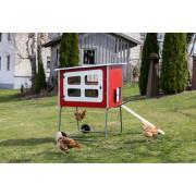 Mobiler Hühnerstall aus Holz 3 Kartons Kerbl
