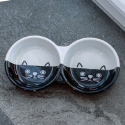 Doppelter Keramiknapf für Katzen Nobby Pet Face