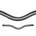 801-6850 black/black lined/chain large crystal clear